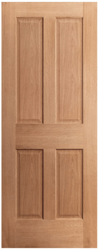 Oak Victorian four panel internal door