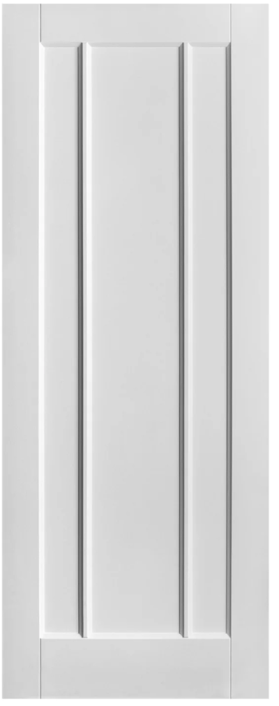 White Toledo 3 panel internal door